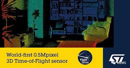 MEMS封裝8號粉無鉛錫膏焊料深圳福英達(dá)分享：意法半導(dǎo)體發(fā)布全球首款50萬像素3D ToF傳感器