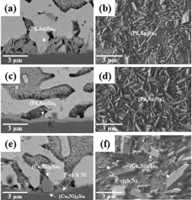 激光焊接后的焊點SEM圖。