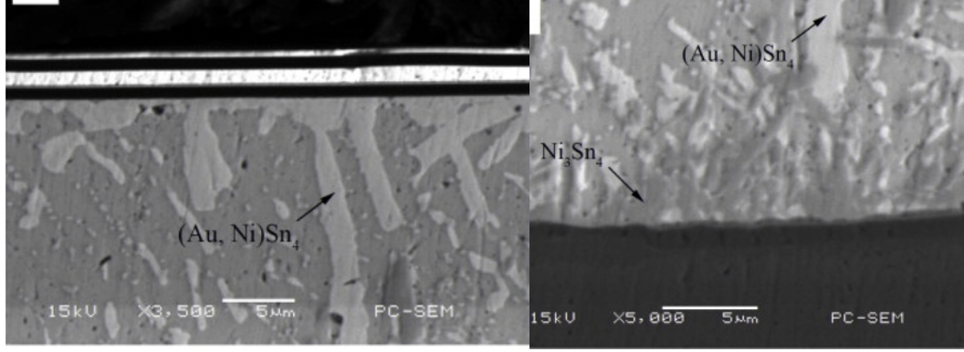ENIG表面處理的焊點微觀結(jié)構(gòu)